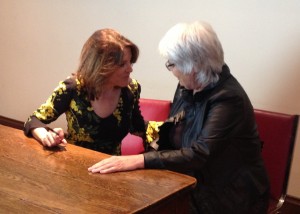 Nancy with Marianne Williamson in Montreal